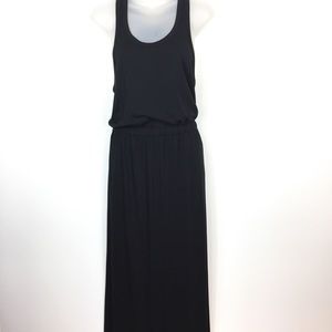 NWT J. Crew Black Racerback Maxi Dress - M D0636